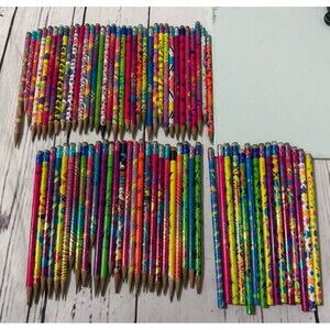 Huge Lot Of Vintage Lisa Frank Pencils 1988 1989 Many Prints!